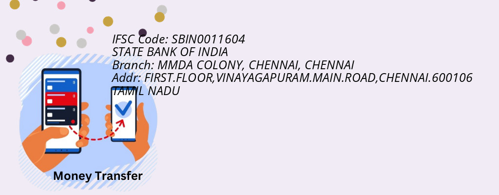 Find STATE BANK OF INDIA IFSC Code CHENNAI - MMDA COLONY, CHENNAI Branch