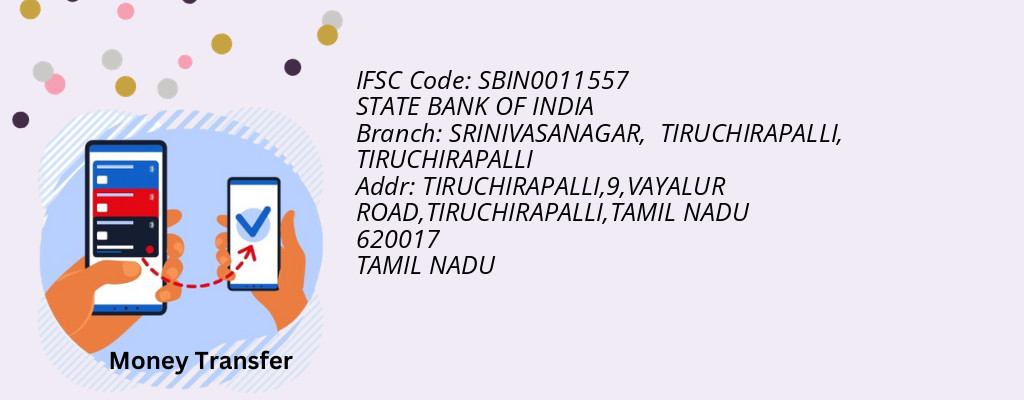 Find STATE BANK OF INDIA IFSC Code TIRUCHIRAPALLI - SRINIVASANAGAR,  TIRUCHIRAPALLI Branch