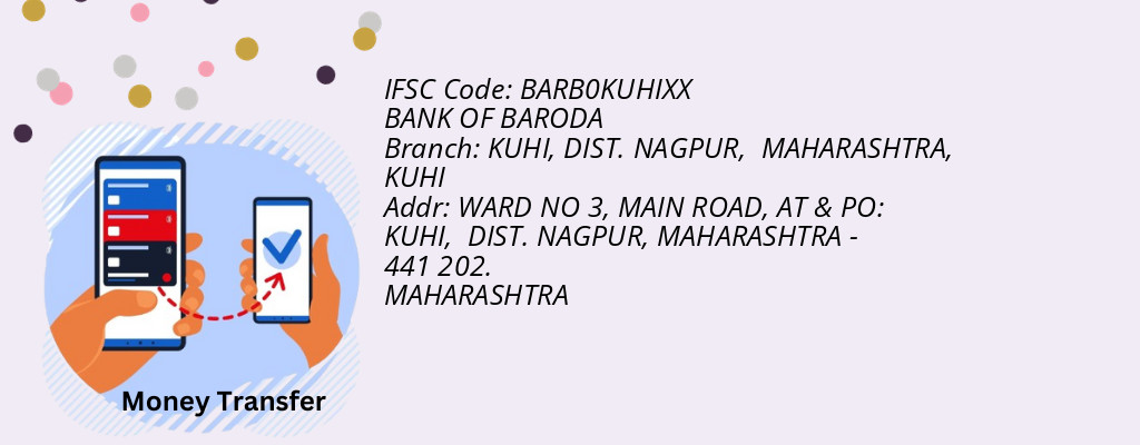 Find BANK OF BARODA IFSC Code KUHI - KUHI, DIST. NAGPUR, MAHARASHTRA Branch Find BANK OF BARODA IFSC Code KUHI - KUHI, DIST. NAGPUR, MAHARASHTRA Branch
