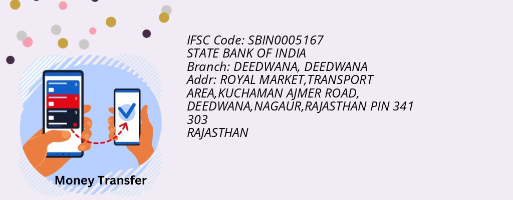 Find STATE BANK OF INDIA IFSC Code DEEDWANA - DEEDWANA Branch