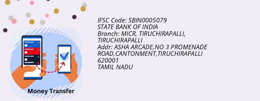 Find STATE BANK OF INDIA IFSC Code TIRUCHIRAPALLI - MICR, TIRUCHIRAPALLI Branch