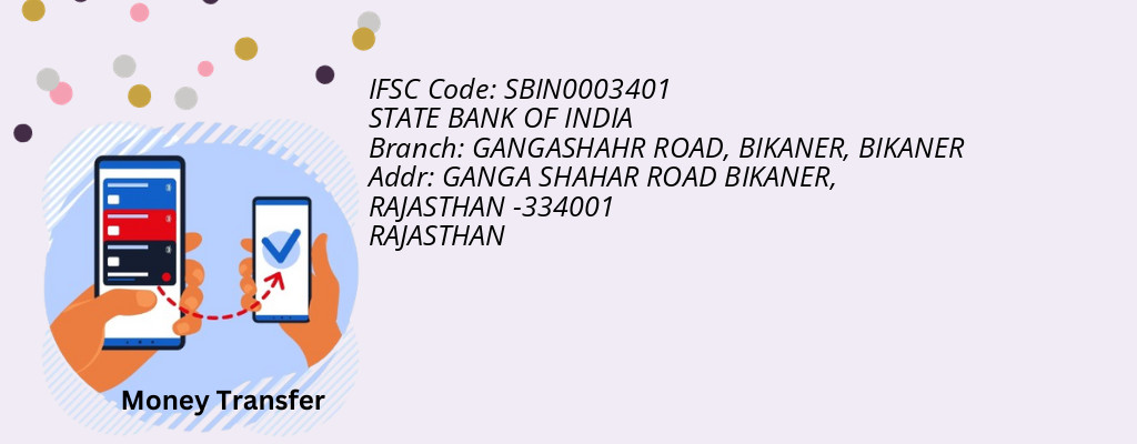 Find STATE BANK OF INDIA IFSC Code BIKANER - GANGASHAHR ROAD, BIKANER Branch