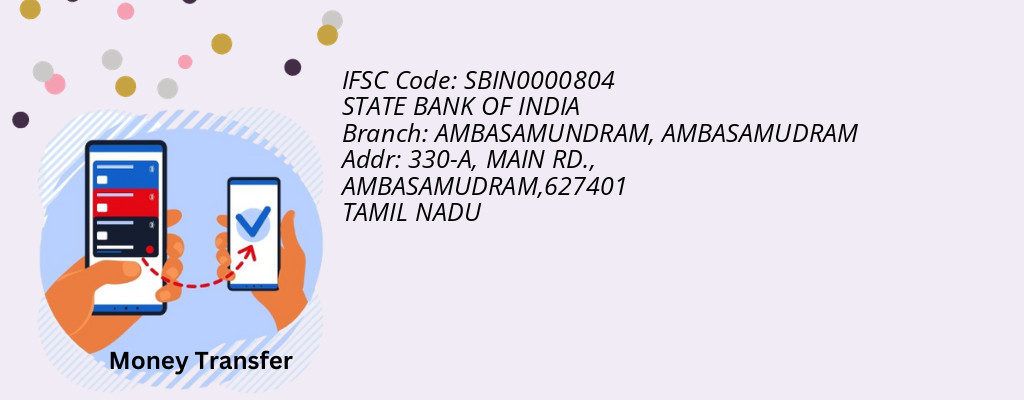 Find STATE BANK OF INDIA IFSC Code AMBASAMUDRAM - AMBASAMUNDRAM Branch
