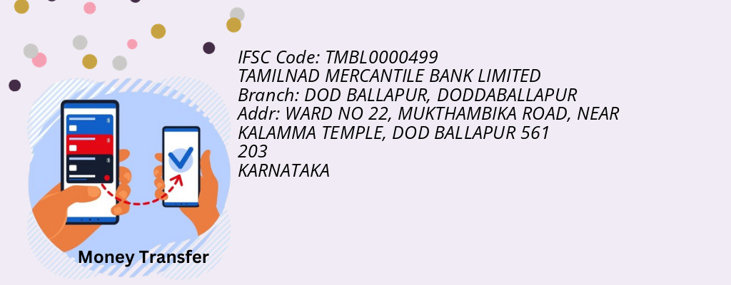 Find TAMILNAD MERCANTILE BANK IFSC Code DODDABALLAPUR - DOD BALLAPUR Branch