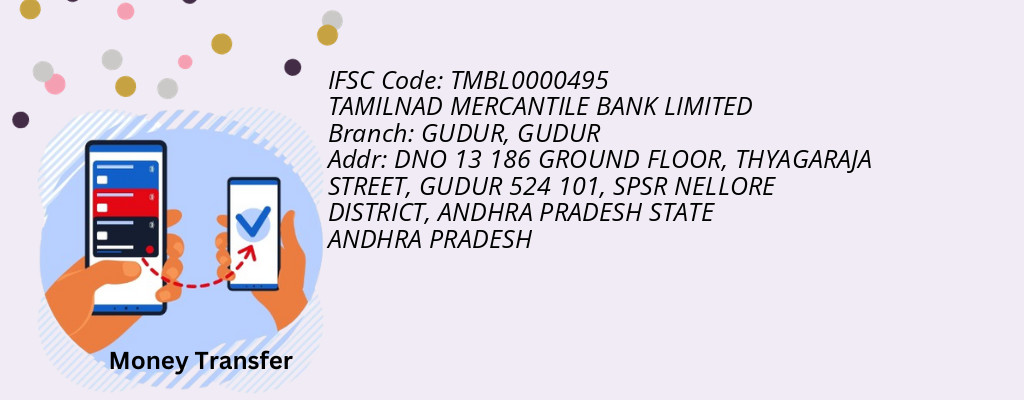 Find TAMILNAD MERCANTILE BANK IFSC Code GUDUR - GUDUR Branch Find TAMILNAD MERCANTILE BANK IFSC Code GUDUR - GUDUR Branch