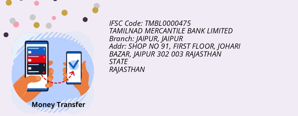 Find TAMILNAD MERCANTILE BANK IFSC Code JAIPUR - JAIPUR Branch Find TAMILNAD MERCANTILE BANK IFSC Code JAIPUR - JAIPUR Branch