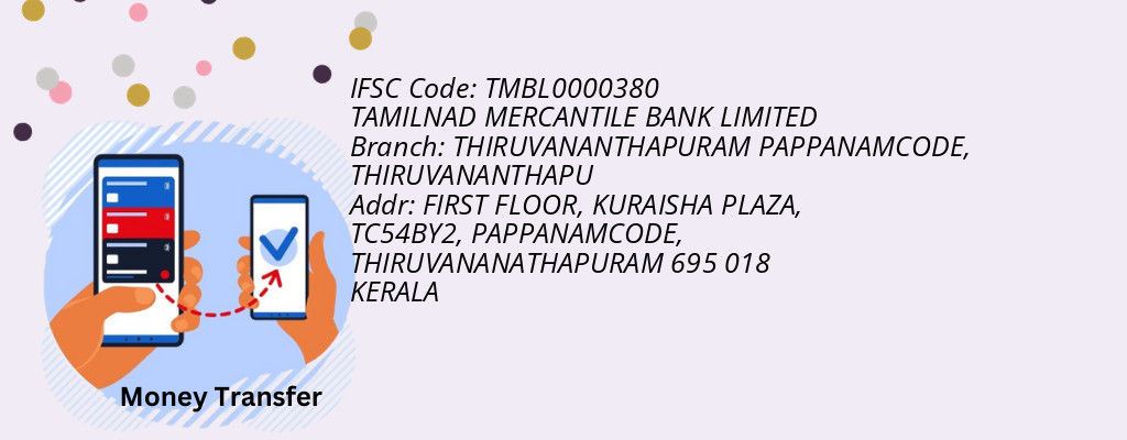 Find TAMILNAD MERCANTILE BANK IFSC Code THIRUVANANTHAPU - THIRUVANANTHAPURAM PAPPANAMCODE Branch