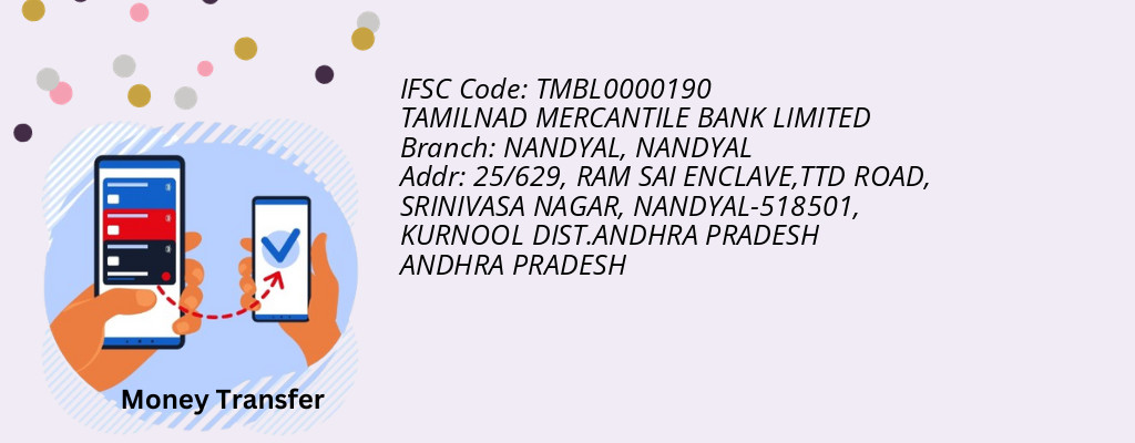 Find TAMILNAD MERCANTILE BANK IFSC Code NANDYAL - NANDYAL Branch Find TAMILNAD MERCANTILE BANK IFSC Code NANDYAL - NANDYAL Branch