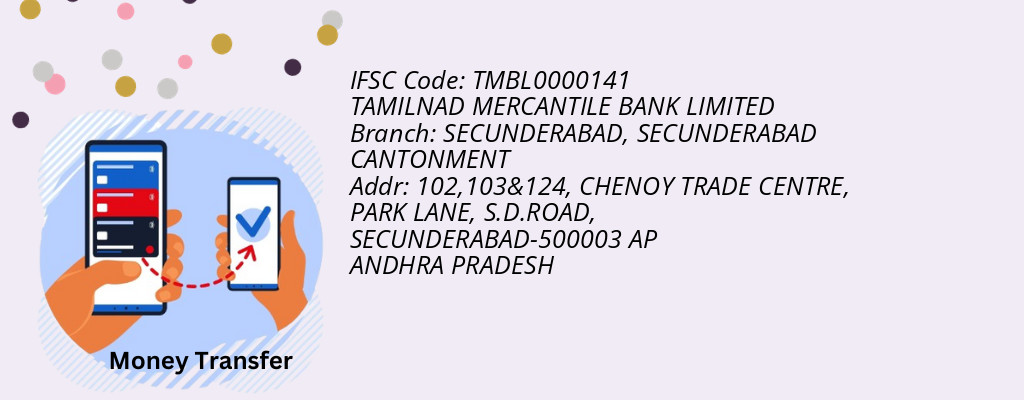 Find TAMILNAD MERCANTILE BANK IFSC Code SECUNDERABAD CANTONMENT - SECUNDERABAD Branch Find TAMILNAD MERCANTILE BANK IFSC Code SECUNDERABAD CANTONMENT - SECUNDERABAD Branch
