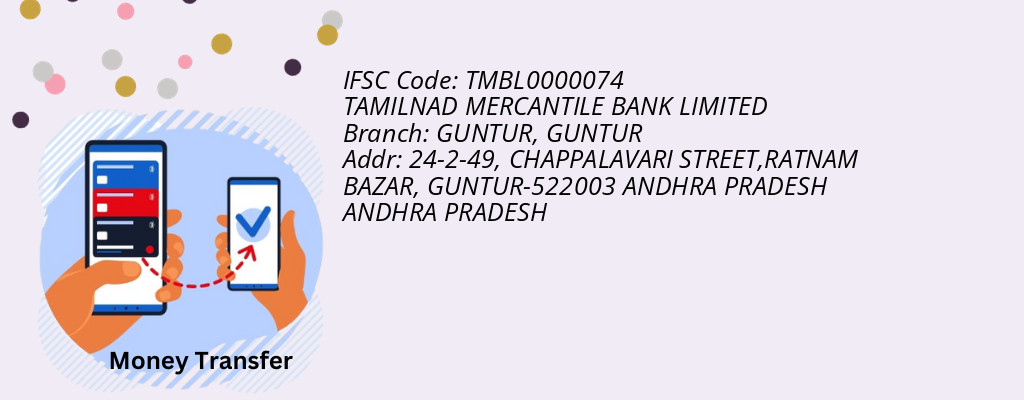 Find TAMILNAD MERCANTILE BANK IFSC Code GUNTUR - GUNTUR Branch