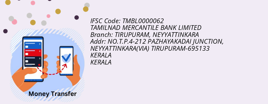 Find TAMILNAD MERCANTILE BANK IFSC Code NEYYATTINKARA - TIRUPURAM Branch Find TAMILNAD MERCANTILE BANK IFSC Code NEYYATTINKARA - TIRUPURAM Branch