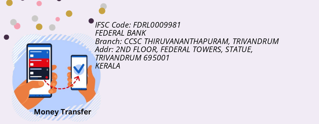 Find FEDERAL BANK IFSC Code TRIVANDRUM - CCSC THIRUVANANTHAPURAM Branch