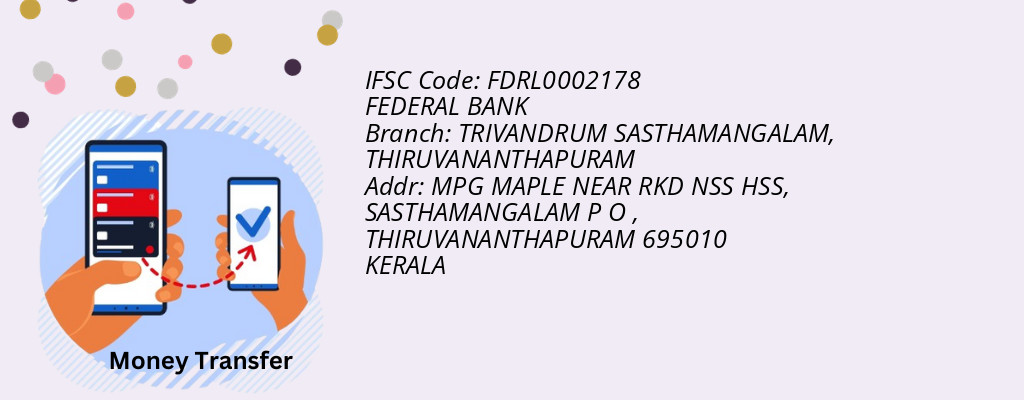 Find FEDERAL BANK IFSC Code THIRUVANANTHAPURAM - TRIVANDRUM SASTHAMANGALAM Branch Find FEDERAL BANK IFSC Code THIRUVANANTHAPURAM - TRIVANDRUM SASTHAMANGALAM Branch