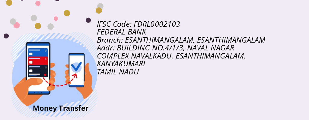Find FEDERAL BANK IFSC Code ESANTHIMANGALAM - ESANTHIMANGALAM Branch Find FEDERAL BANK IFSC Code ESANTHIMANGALAM - ESANTHIMANGALAM Branch