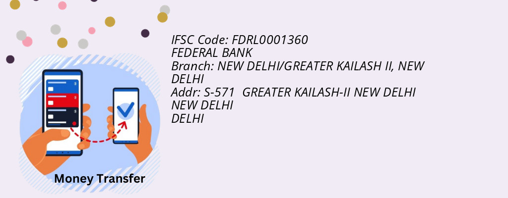 Find FEDERAL BANK IFSC Code NEW DELHI - NEW DELHI/GREATER KAILASH II Branch Find FEDERAL BANK IFSC Code NEW DELHI - NEW DELHI/GREATER KAILASH II Branch