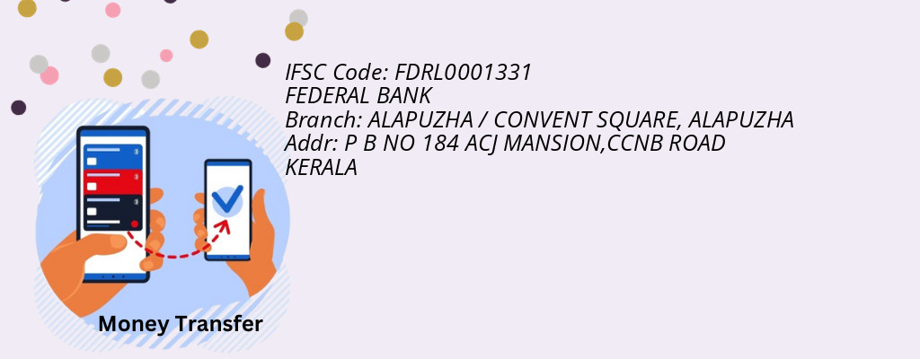 Find FEDERAL BANK IFSC Code ALAPUZHA - ALAPUZHA / CONVENT SQUARE Branch Find FEDERAL BANK IFSC Code ALAPUZHA - ALAPUZHA / CONVENT SQUARE Branch