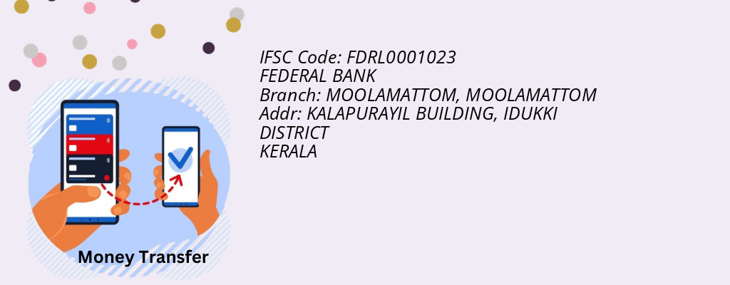 Find FEDERAL BANK IFSC Code MOOLAMATTOM - MOOLAMATTOM Branch