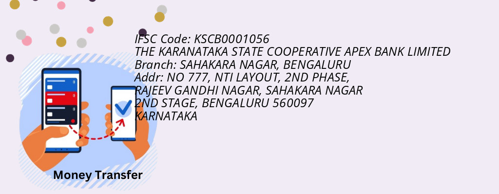 Find THE KARANATAKA STATE COOPERATIVE APEX BANK IFSC Code BENGALURU - SAHAKARA NAGAR Branch Find THE KARANATAKA STATE COOPERATIVE APEX BANK IFSC Code BENGALURU - SAHAKARA NAGAR Branch