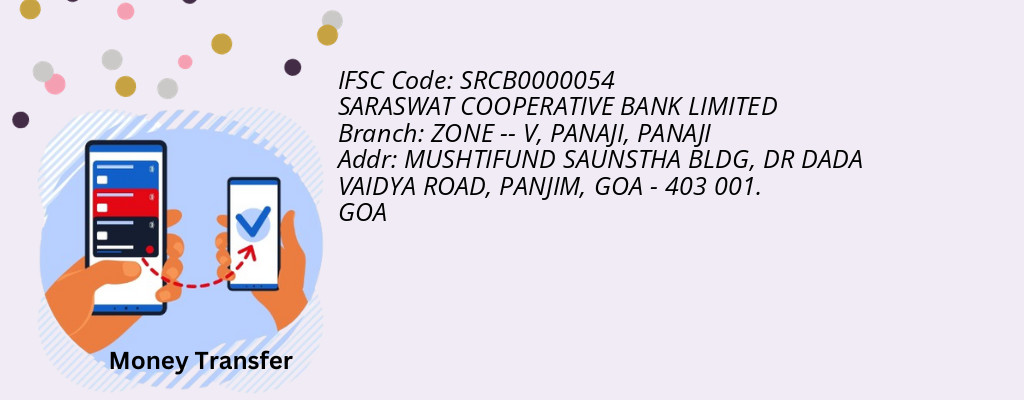 Find SARASWAT COOPERATIVE BANK IFSC Code PANAJI - ZONE -- V, PANAJI Branch Find SARASWAT COOPERATIVE BANK IFSC Code PANAJI - ZONE -- V, PANAJI Branch