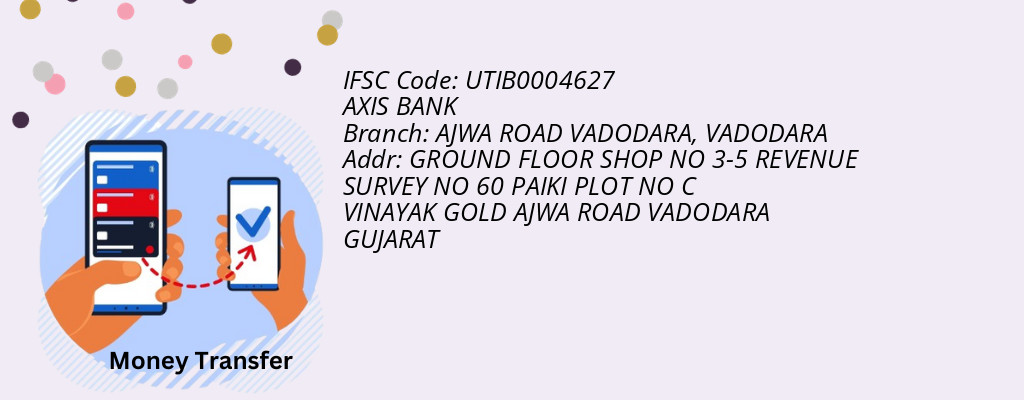 Find AXIS BANK IFSC Code VADODARA - AJWA ROAD VADODARA Branch Find AXIS BANK IFSC Code VADODARA - AJWA ROAD VADODARA Branch