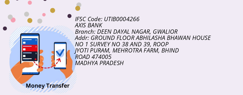 Find AXIS BANK IFSC Code GWALIOR - DEEN DAYAL NAGAR Branch Find AXIS BANK IFSC Code GWALIOR - DEEN DAYAL NAGAR Branch