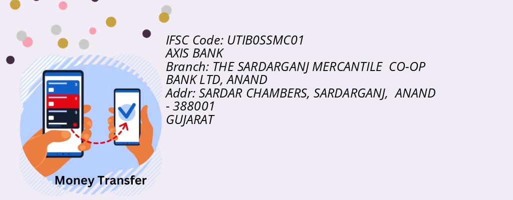 Find AXIS BANK IFSC Code ANAND - THE SARDARGANJ MERCANTILE  CO-OP BANK LTD Branch