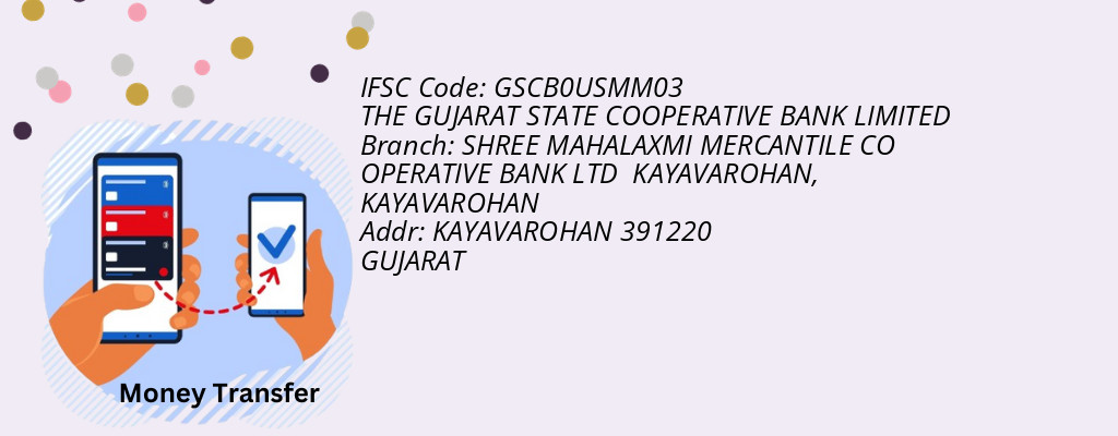 Find THE GUJARAT STATE COOPERATIVE BANK IFSC Code KAYAVAROHAN - SHREE MAHALAXMI MERCANTILE CO OPERATIVE BANK LTD  KAYAVAROHAN Branch