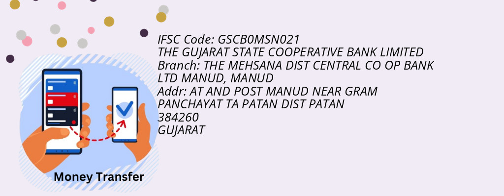 Find THE GUJARAT STATE COOPERATIVE BANK IFSC Code MANUD - THE MEHSANA DIST CENTRAL CO OP BANK LTD MANUD Branch Find THE GUJARAT STATE COOPERATIVE BANK IFSC Code MANUD - THE MEHSANA DIST CENTRAL CO OP BANK LTD MANUD Branch