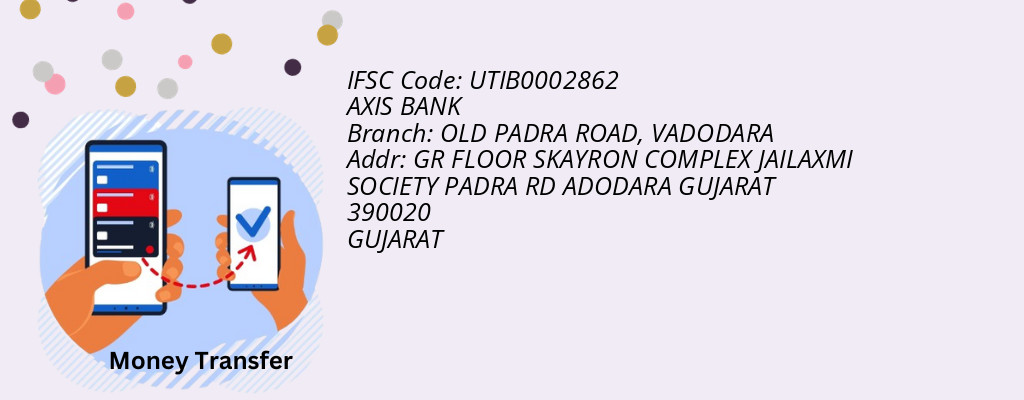 Find AXIS BANK IFSC Code VADODARA - OLD PADRA ROAD Branch Find AXIS BANK IFSC Code VADODARA - OLD PADRA ROAD Branch