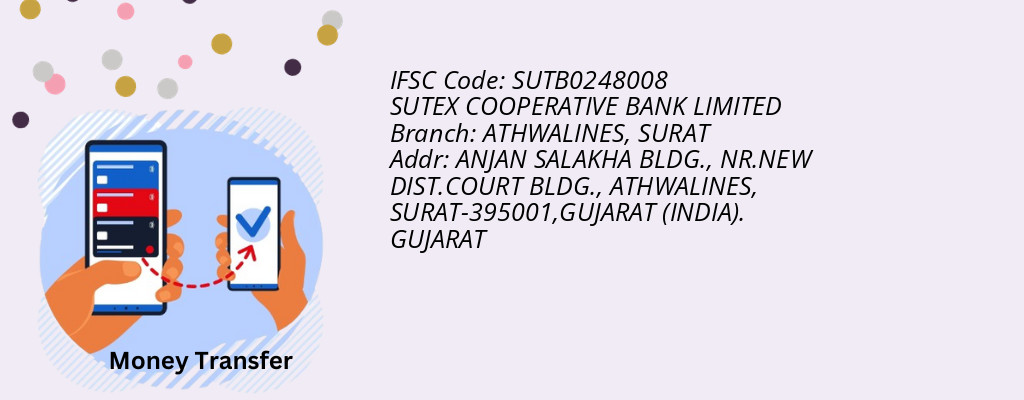 Find SUTEX COOPERATIVE BANK IFSC Code SURAT - ATHWALINES Branch Find SUTEX COOPERATIVE BANK IFSC Code SURAT - ATHWALINES Branch