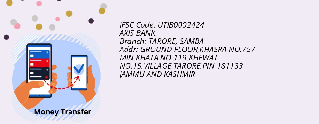Find AXIS BANK IFSC Code SAMBA - TARORE Branch Find AXIS BANK IFSC Code SAMBA - TARORE Branch