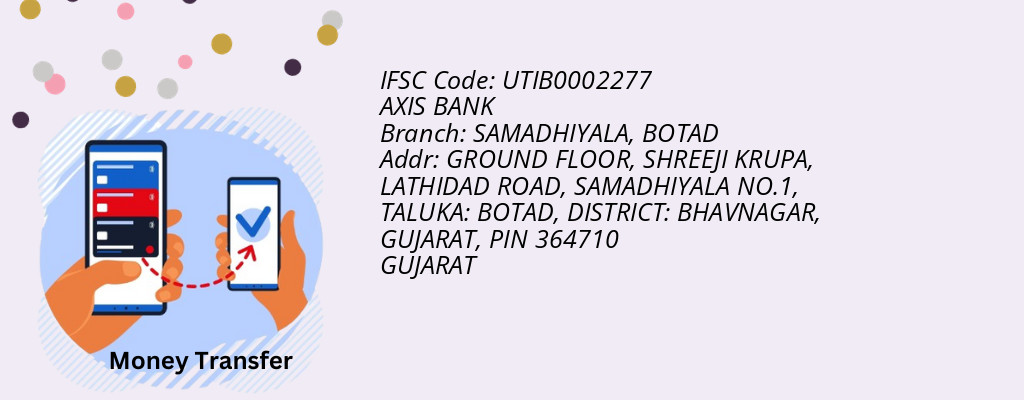 Find AXIS BANK IFSC Code BOTAD - SAMADHIYALA Branch Find AXIS BANK IFSC Code BOTAD - SAMADHIYALA Branch