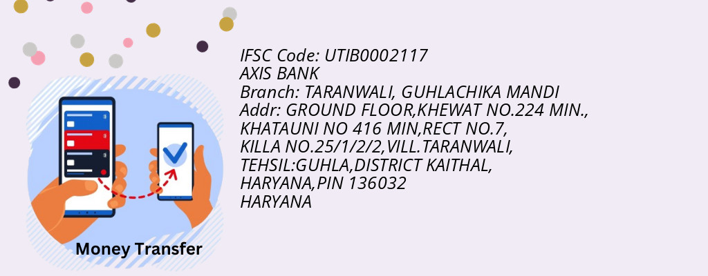 Find AXIS BANK IFSC Code GUHLACHIKA MANDI - TARANWALI Branch Find AXIS BANK IFSC Code GUHLACHIKA MANDI - TARANWALI Branch