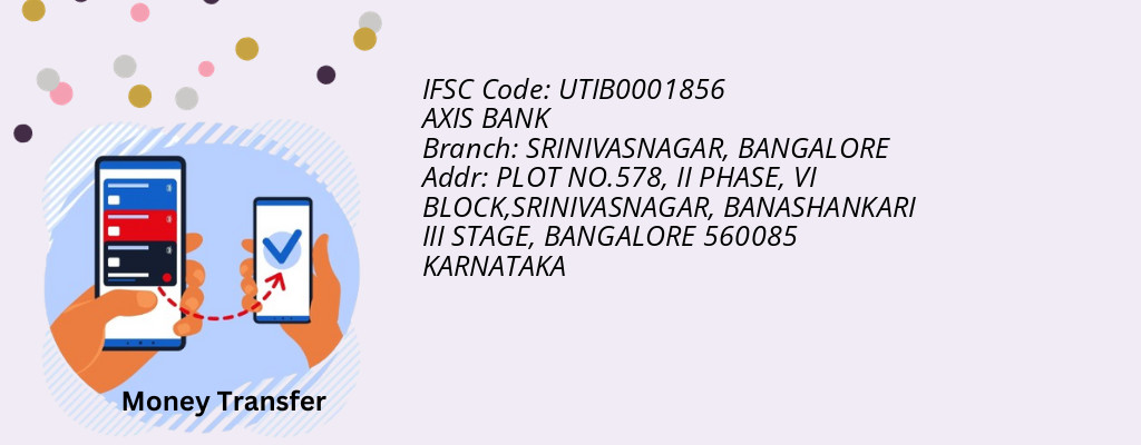 Find AXIS BANK IFSC Code BANGALORE - SRINIVASNAGAR Branch Find AXIS BANK IFSC Code BANGALORE - SRINIVASNAGAR Branch