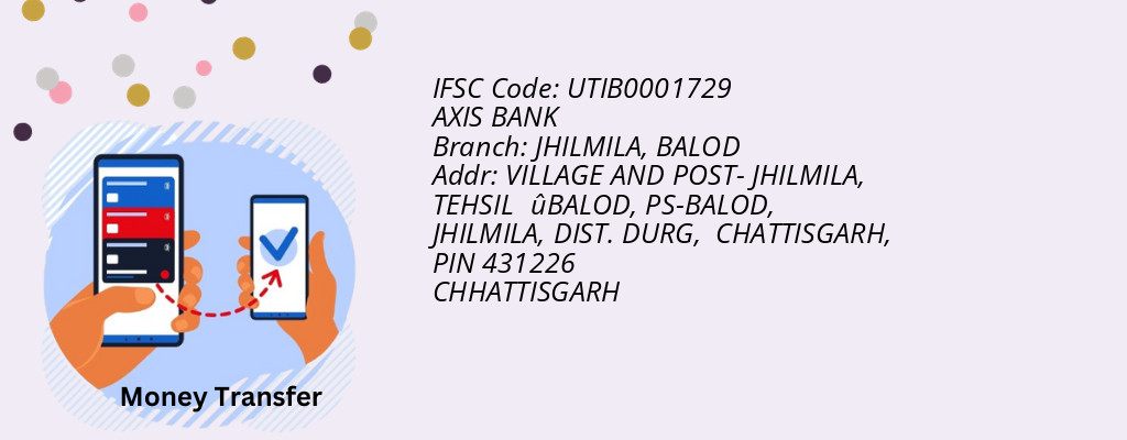Find AXIS BANK IFSC Code BALOD - JHILMILA Branch Find AXIS BANK IFSC Code BALOD - JHILMILA Branch