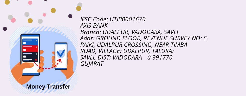 Find AXIS BANK IFSC Code SAVLI - UDALPUR, VADODARA Branch