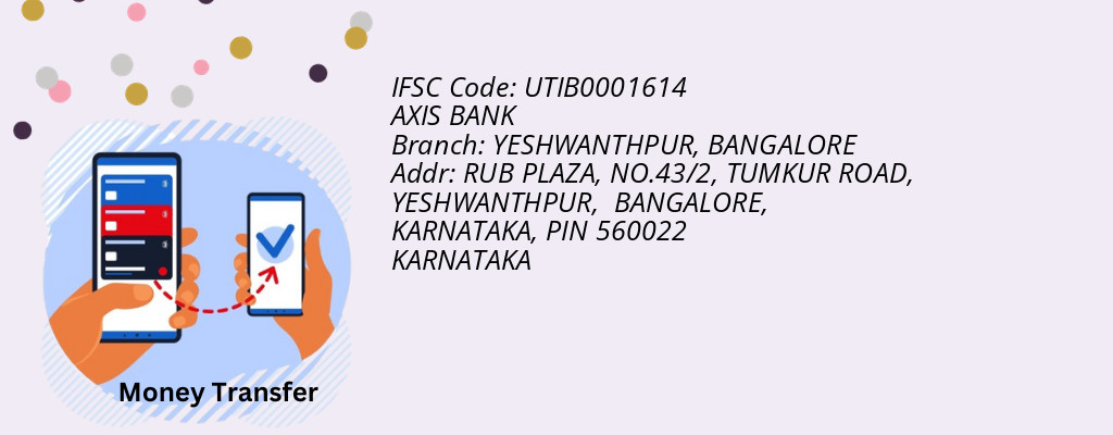Find AXIS BANK IFSC Code BANGALORE - YESHWANTHPUR Branch Find AXIS BANK IFSC Code BANGALORE - YESHWANTHPUR Branch
