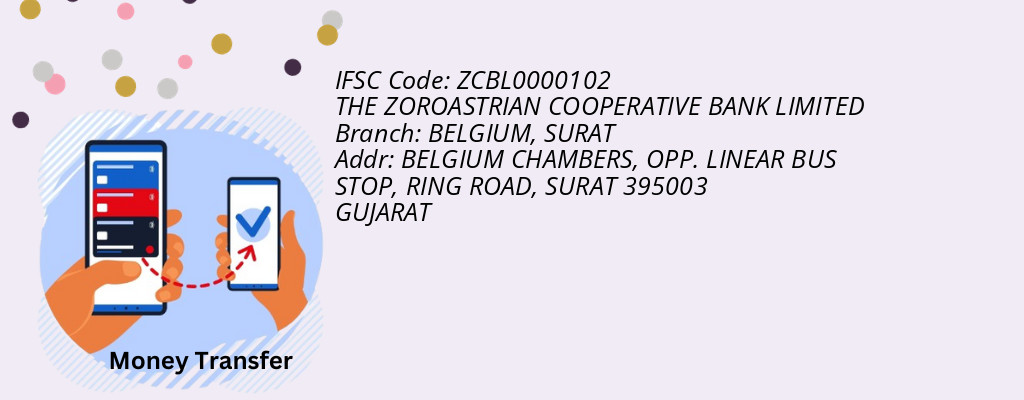 Find THE ZOROASTRIAN COOPERATIVE BANK IFSC Code SURAT - BELGIUM Branch