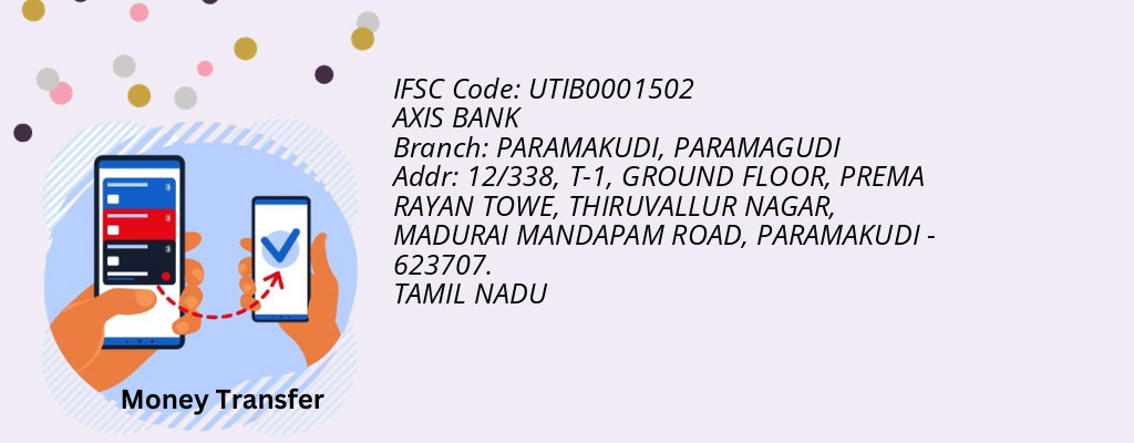Find AXIS BANK IFSC Code PARAMAGUDI - PARAMAKUDI Branch Find AXIS BANK IFSC Code PARAMAGUDI - PARAMAKUDI Branch