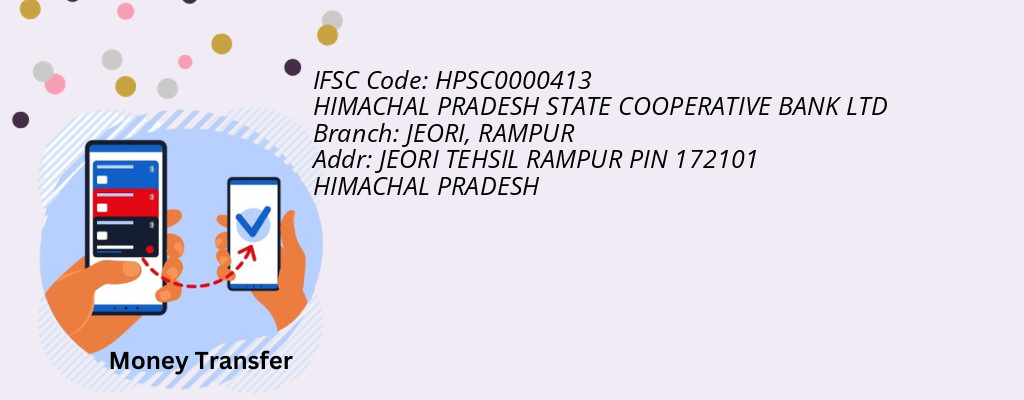 Find HIMACHAL PRADESH STATE COOPERATIVE BANK IFSC Code RAMPUR - JEORI Branch Find HIMACHAL PRADESH STATE COOPERATIVE BANK IFSC Code RAMPUR - JEORI Branch