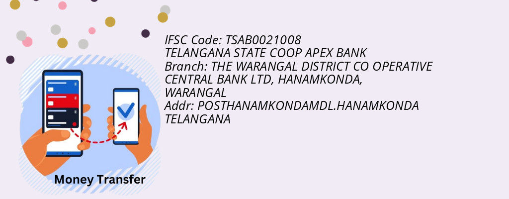 Find TELANGANA STATE COOP APEX BANK IFSC Code WARANGAL - THE WARANGAL DISTRICT CO OPERATIVE CENTRAL BANK LTD, HANAMKONDA Branch Find TELANGANA STATE COOP APEX BANK IFSC Code WARANGAL - THE WARANGAL DISTRICT CO OPERATIVE CENTRAL BANK LTD, HANAMKONDA Branch