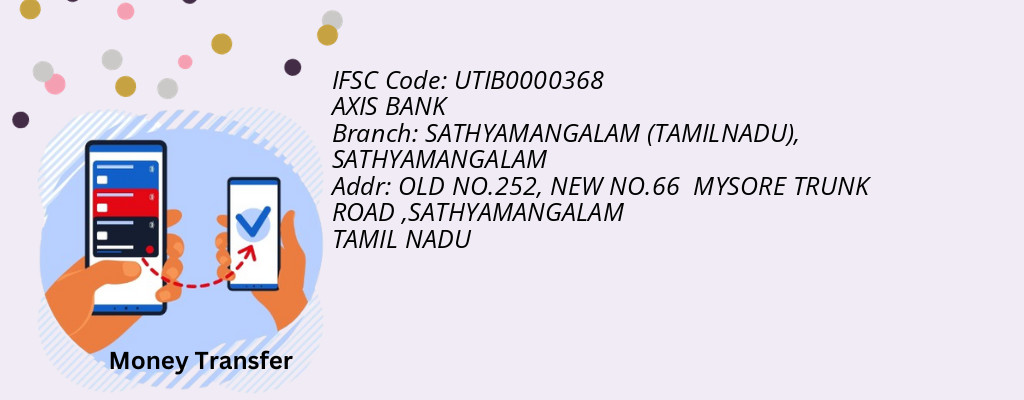 Find AXIS BANK IFSC Code SATHYAMANGALAM - SATHYAMANGALAM (TAMILNADU) Branch