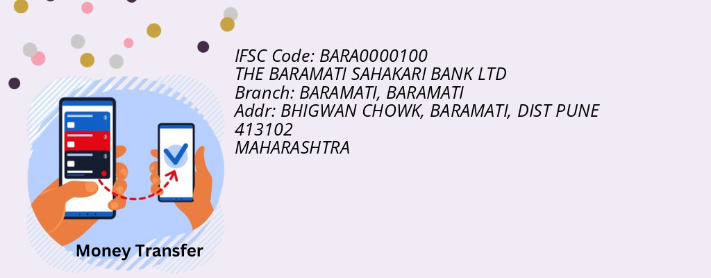 Find THE BARAMATI SAHAKARI BANK IFSC Code BARAMATI - BARAMATI Branch