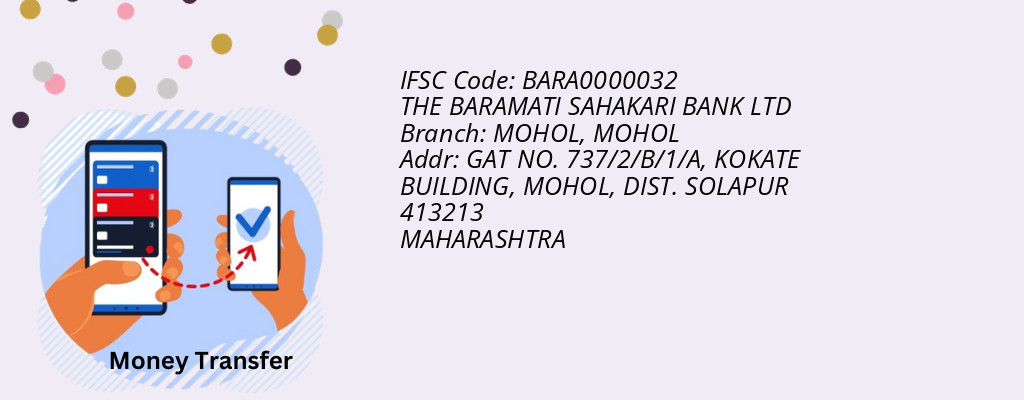 Find THE BARAMATI SAHAKARI BANK IFSC Code MOHOL - MOHOL Branch