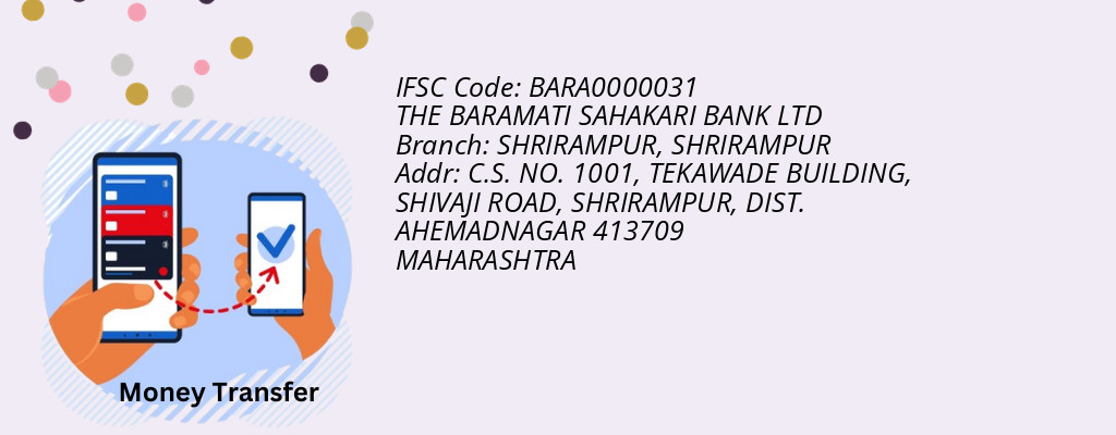 Find THE BARAMATI SAHAKARI BANK IFSC Code SHRIRAMPUR - SHRIRAMPUR Branch