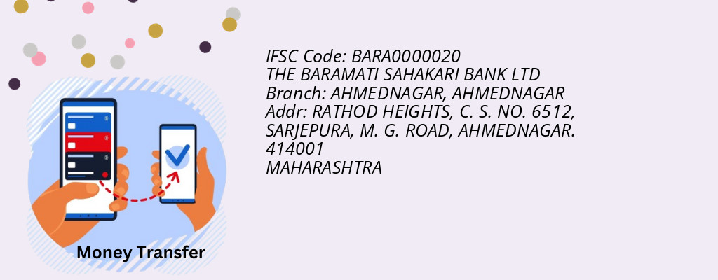Find THE BARAMATI SAHAKARI BANK IFSC Code AHMEDNAGAR - AHMEDNAGAR Branch Find THE BARAMATI SAHAKARI BANK IFSC Code AHMEDNAGAR - AHMEDNAGAR Branch