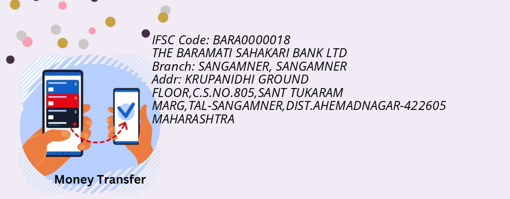 Find THE BARAMATI SAHAKARI BANK IFSC Code SANGAMNER - SANGAMNER Branch