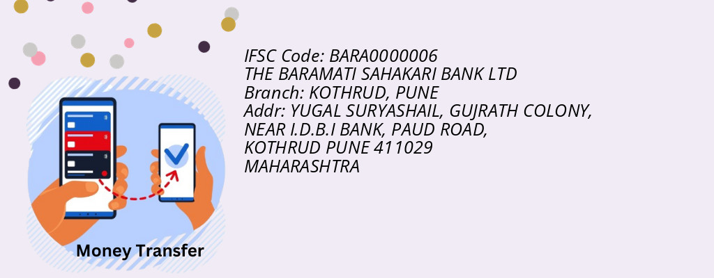 Find THE BARAMATI SAHAKARI BANK IFSC Code PUNE - KOTHRUD Branch Find THE BARAMATI SAHAKARI BANK IFSC Code PUNE - KOTHRUD Branch