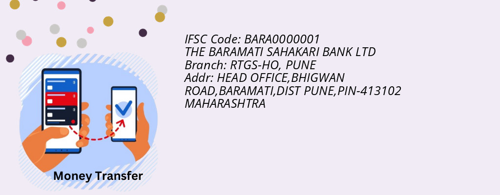Find THE BARAMATI SAHAKARI BANK IFSC Code PUNE - RTGS-HO Branch