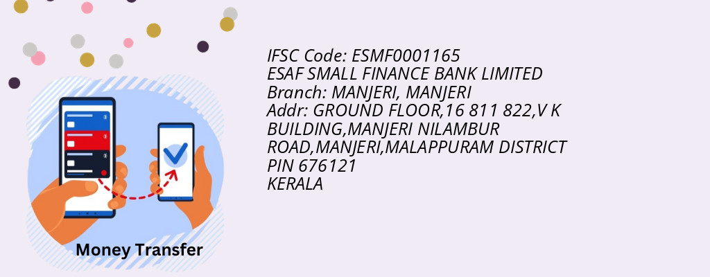 Find ESAF SMALL FINANCE BANK IFSC Code MANJERI - MANJERI Branch Find ESAF SMALL FINANCE BANK IFSC Code MANJERI - MANJERI Branch